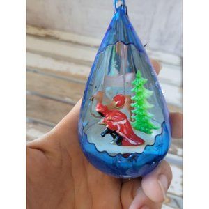 Vintage Nativity camel Wiseman teardrop plastic or